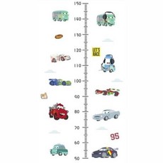 BFT348814 101 아이방 꾸미기 키재기스티커-자동차 키재기자 아기방, 단일색상, 단일옵션