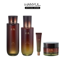 [한율] 송담 탄력 기초세트 싱글구성(스킨 150ml+에멀젼 125ml), 상세 설명 참조