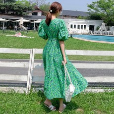 초록원피스