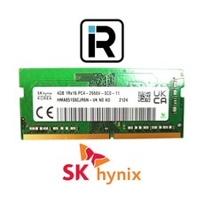 SK하이닉스 DDR4 4GB PC4-2666V 노트북 메모리, 1개