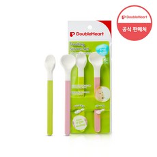 rstestspgt 더블하트 이유식 더블하트 이유식 피딩스푼세트 이유식기 피딩스푼세트-이유식스푼 mmrhjg, 1개