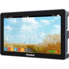 M77 7인치 2000니트 DCIP3 IPS 터치스크린 온카메라 필드 모니터 4k HDR HDMI SDI 알루미늄 쉘3D LUT 거짓 색상 파형 포커스 피크 포함배터리 제외, 1개