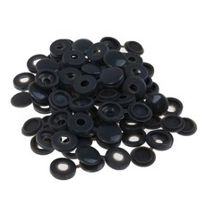 힌지 플라스틱 나사 캡 커버 접이식 스냅 보호 단추 너트 볼트 고정 가구 장식 하드웨어, black, 50pcs, 09 black 50pcs, 50개