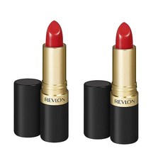 레브론 Super Lustrous 립스틱 크림 Kiss Me Coral 4.3g, 레브론 러브 댓 레드 725, 1개