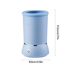 전기 반려견 발 세척기 자동 실리콘 바늘 클리너 세척 컵, 1.Blue