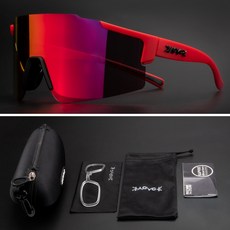 Kapvoe 사이클링 안경 TR90 경량 프레임 MTB 자전거 안경 남자 야외 스포츠 안경 UV400 선글라스 조정 가능한 코 패드, 1lens_1, 10_10