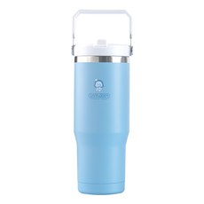 "커플/우정템" 크림푼 "푸푸리" 보온보냉 대용량 커플 스텐 텀블러 950ml, 스카이블루 Skyblue, 1개