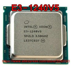 인텔 CPU 제온 E3-1240V5 프로세서 3.50GHz 8M 80W 쿼드 코어 E3