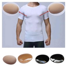 남성보정속옷 남성가슴패드 남성 가슴 2개입 1P 접착 가슴패드 보정 속옷(1521EA)