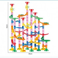 구슬 굴리기 블록 장난감 29/133 피스 슬라이드 어린이 장난감 미로 롤링 볼 슬라이드 교구, 133(박스포장X)