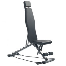 헬스 각도조절 벤치 인클라인 벤치프레스 의자 평벤치, 블랙 + 조임끈