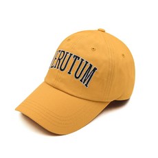 [베루툼] HW-BC122 : Big Arch Logo Ball CapㅣYellow