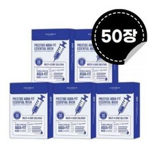 엘렌실라 프리스티지 아쿠아핏 에센셜 마스크팩 50장, 1개, 1개