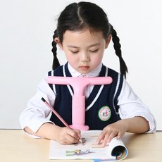 자세교정밴드 초등학생을위한 어린이 안티 후만증 교정 장치 보이지 않는 등 교정 앉은 자세 알림 쓰기 앉, 02 눈 보호 (과학적 긍정적 자세-가슴 또는 턱 받침 없음) Katie powder