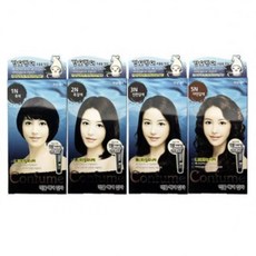 과일나라 컨퓸 먹물 헤어 칼라 -TJ 과일나라염색약 먹물염색약 먹물염색 새치 새치염색 새치커버 염색약, N2-흑갈색