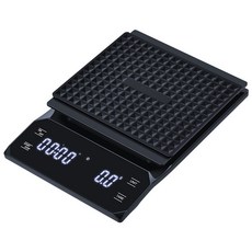 3kg/0.1g 초정밀 커피 전자 저울 가정용 방수 주방 저울 계량저울, X35블랙(배터리형), 1개
