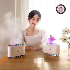 감성 인테리어 가습기 대용량 간편 통세척 분무량 많은 조명가습기 ZY-HRM500