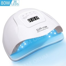 네일드라이어 네일 건조기 드라이기 드라이어 36 Led 80W UV 네일아트, 단일 옵션, 1개