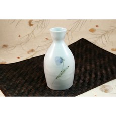 단고재 달개비 고백자 도꾸리 (350ml) / 주병 도쿠리 독구리 사케병 술병 정종병 백자주병 사케잔 단고재도꾸리 집들이선물 결혼선물 외국인선물, 1개