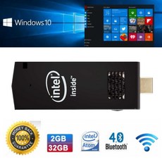 스틱PC pc USB 와이파이 포켓 박스 2 10 바이트/32 미니 인텔 PC 윈도우 4, 01 CHINA, 03 UK Plug, 03 4GB 64GB no acti