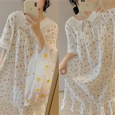 아사면원피스잠옷