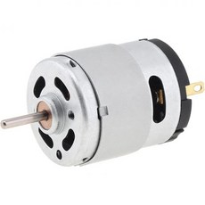 미니 전자 스타터 RS360 6V-12V 24000RPM 고속 카본 360 브러시 마이크로 DIY 헤어 드라이어 전기 팬 모터용 실드 링 포함, 미니 전자 스타터 RS360 6V-12V 24000RP, 1개