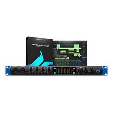 PreSonus Studio 24c 2x2 192kHz USB 오디오 인터페이스 스튜디오 원 아티스트 에이블톤 라이브 라이트 DAW 녹음 소프트웨어 포함, 스튜디오 1824c (4 마이크 프레스/10 아웃)_오