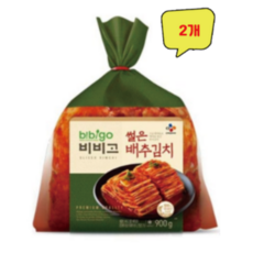 (냉장배송) CJ 비비고 썰은 김치 900g, 2개