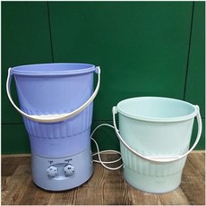 (관부가세포함) 휴대용 스팀 다리미 Washing socks artifacts cleaning machine portable mini small automatic laundry hanging-JD54171035587, 기계 1 대, 배럴 2 개, 뚜껑 1 개one size