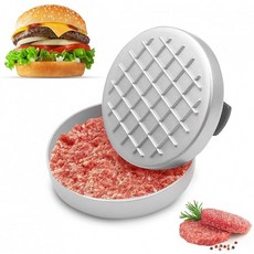 잭스보 버거 프레스 고기 소고기 돼지고기 양고기용 논스틱 햄버거 프레스 메이커 BBQ 바비큐 그릴용 할랄 너트 베지 버거 메, 단일옵션
