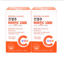 진정주 비타민C1000 6통(600정), 100정, 2개