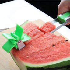 과일칼 과일 화채 수박 커터기 슬라이스 큐브 컷팅기, 1개