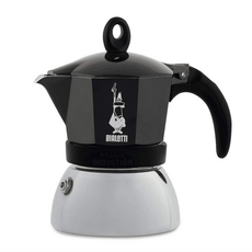 비알레띠 모카 인덕션 스테인리스 에스프레소 메이커 3컵 블랙 Bialetti
