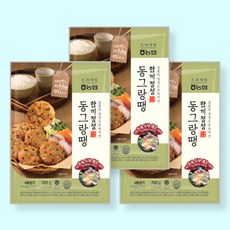 농협 한끼정성 동그랑땡 700g 국산 콩 두부 돼지고기 완자, 3개