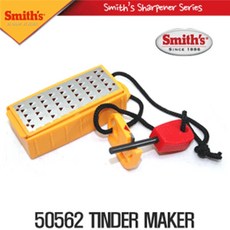 Smith's 스미스 50562 Tinder Maker 틴더 메이커 부싯깃 캠프 파이어 캠핑 휴대용 미니 한강사 스타터, 1개