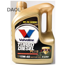 발보린 TURBO DIESEL PLUS 15W40 (4L) 디젤 엔진오일, 1캔