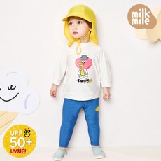 [밀크마일] 펠리맨래쉬가드스윔수트(플랩캡세트)