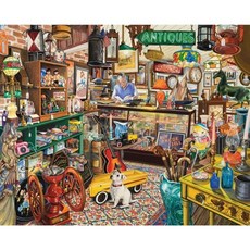 White Mountain 유레카 퍼즐 화이트 마운틴 골동품 가게 1000피스 직소 Q1674811, 1개