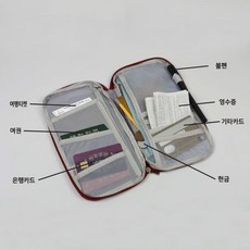 (착한가격)_여권지갑파우치 휴대용여권지갑 항공권파우치_(AN4116 + 9901)