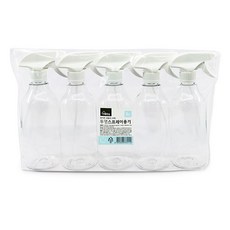 생활미소 다용도 투명 스프레이 500ml 분무기, 5개