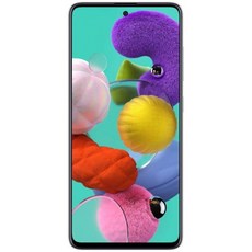 삼성 갤럭시 A51 공장 잠금 해제 휴대폰 | 128GB 스토리지 | 오래 지속되는 배터리 | 단일 SIM | GSM 또는 CDMA 호환 | 미국, 단일옵션, 단일옵션