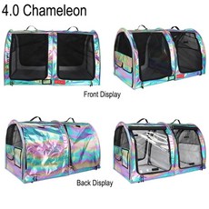애완견 고양이 케이지 집 둥지 접이식 텐트 하우스 배달실 전문, 2.4.0 Chameleon, 1개