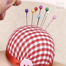 두론샵 바늘꽂이 핀봉 손목쿠션 바늘쿠션 핀쿠션 손목착용, 1개