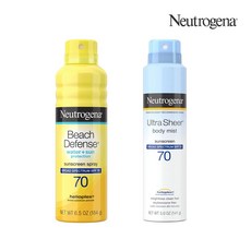 뉴트로지나 선스프레이 SPF 70+ / Neutrogena Ultra Sunscreen Spray SPF 70+, 울트라시어 141g, 1개