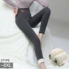 도오빠 여성 밴딩 바지 팬츠 기모 레깅스 빅사이즈 6XL까지 여자레깅스 가을 겨울 트레이닝바지
