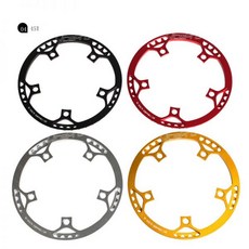 접이식 자전거 크랭크 셋 45T 47T 53T 56T 58T 체인 휠 BMX BCD130 brompton 자전거 chainring14 16 20 인치 파워 미터 용 체인 링, black 58T, 1개