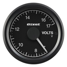 피벗 Pivot GT GAUGE 52 전압계 그린 조명 GSV 5G, 1개