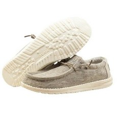 275431 헤이두드 Wally 우븐 베이지 남자 신발 Comfortable Ligthweight 슬립온 Casual