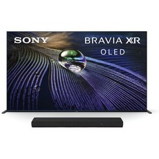 소니 A90J 83인치 TV: BRAVIA XR OLED 4K 울트라 HD 스마트 구글 TV 돌비 비전 HDR 및 알렉사 호환 XR83A90J 2021 모델 블랙