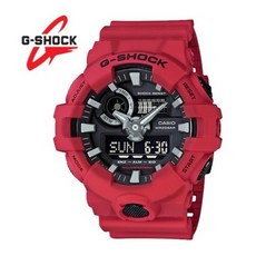 쥐샥 GA-700-4A 지샥 레드 빅페이스 G-SHOCK 시계 남성시계 홍콩면세점 수입